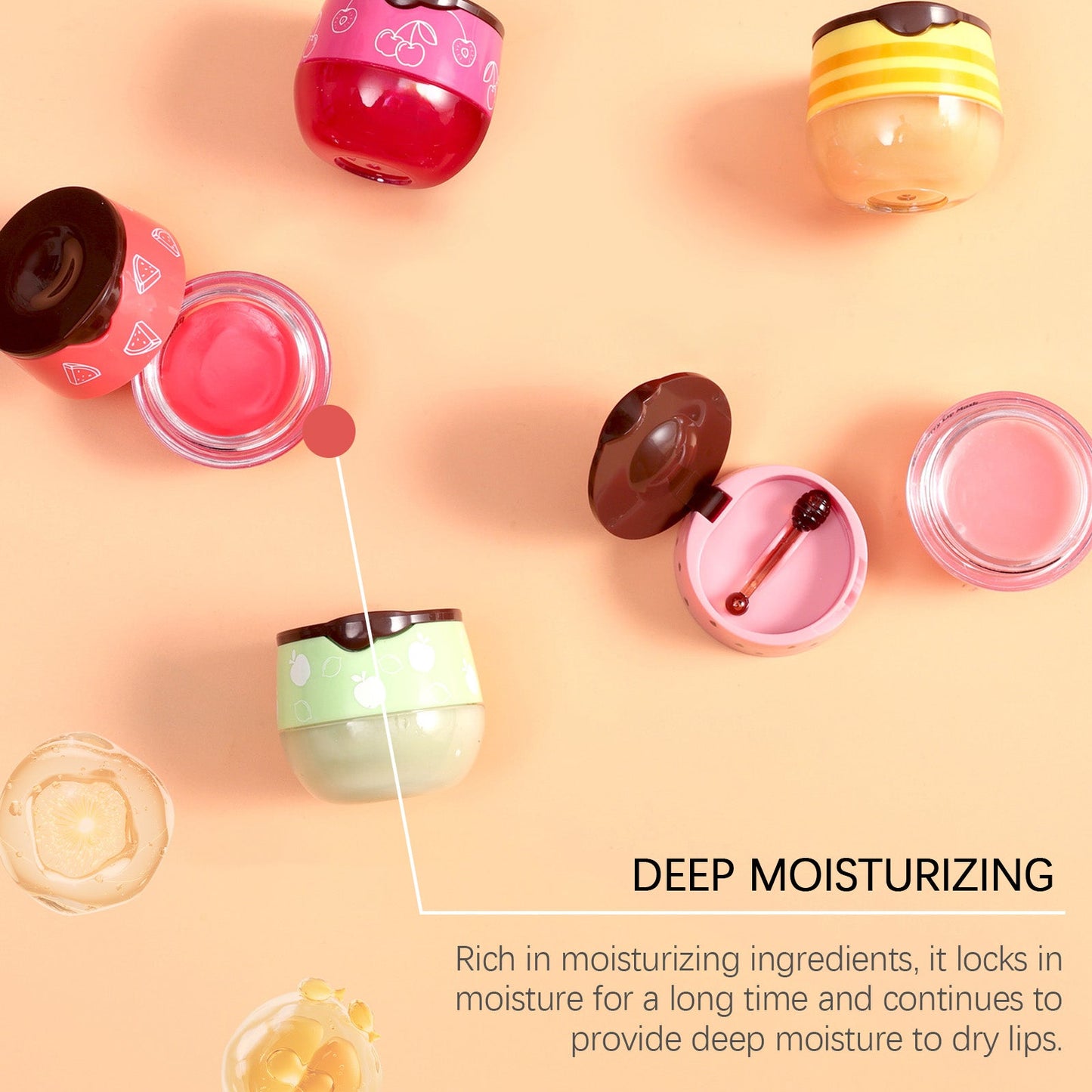 Watermelon Lip Mask, Lighten Lip Lines, Remove Dead Skin, Moisturize, Prevent Dry And Crack Lip Mask, Moisturize And Care Lip Mask