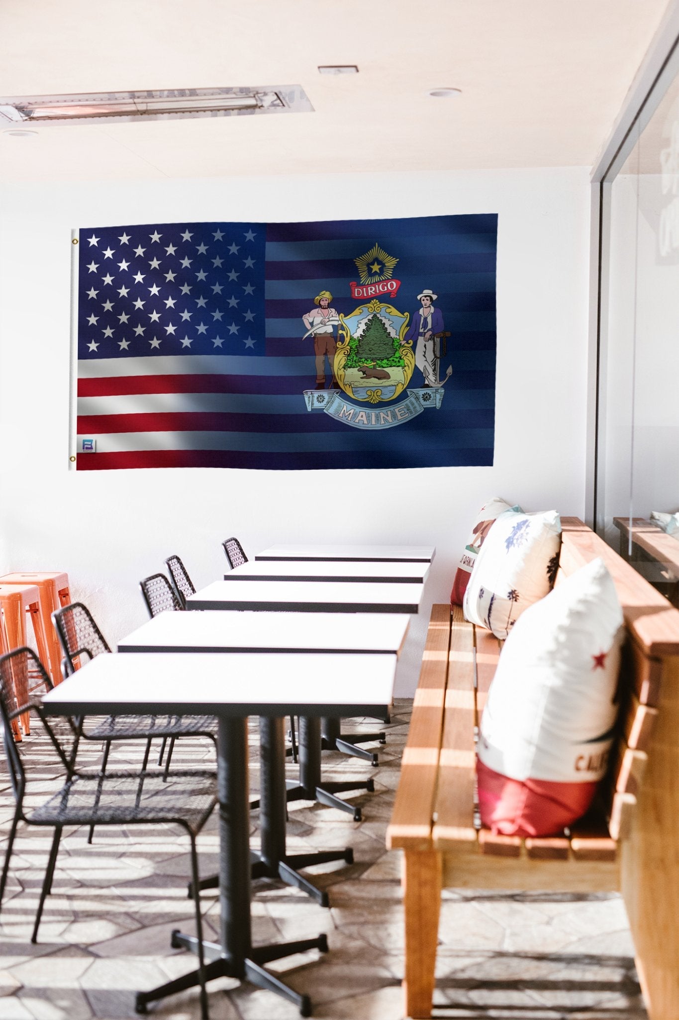 Maine & American Flag Blend