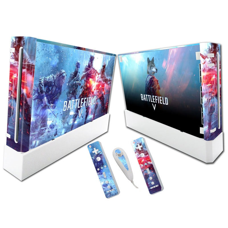 Suitable for WII stickers wii console cartoon protective film Spider-Man Fortress Night multiple styles without leaving glue