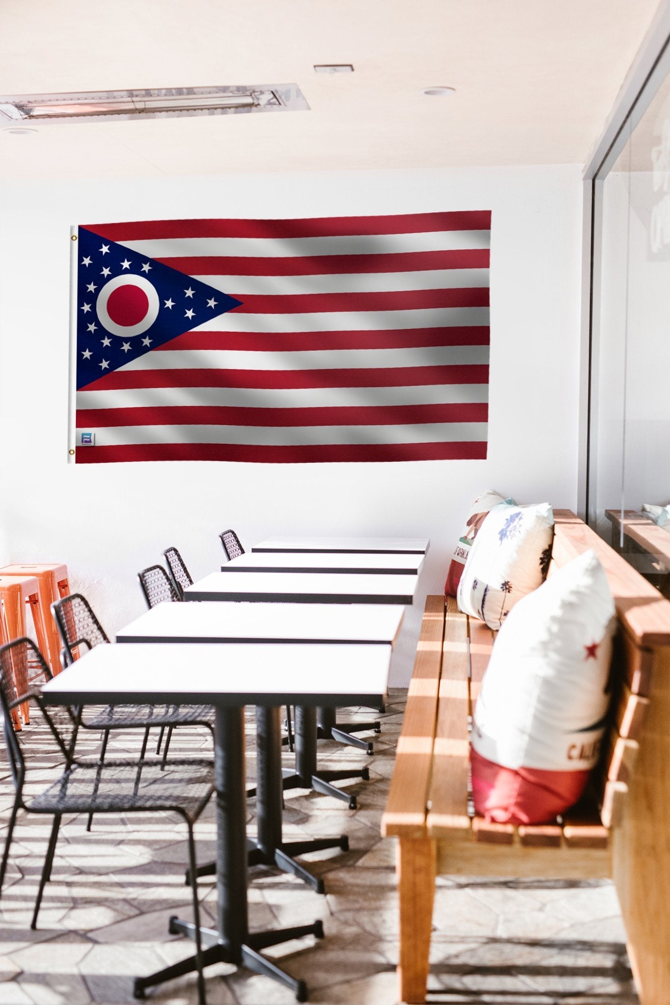 Ohio & American Flag Blend