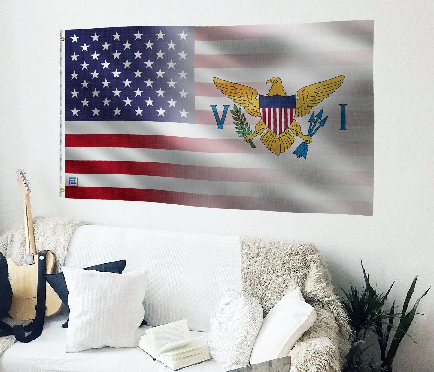 Virgin Islands & American Flag Blend