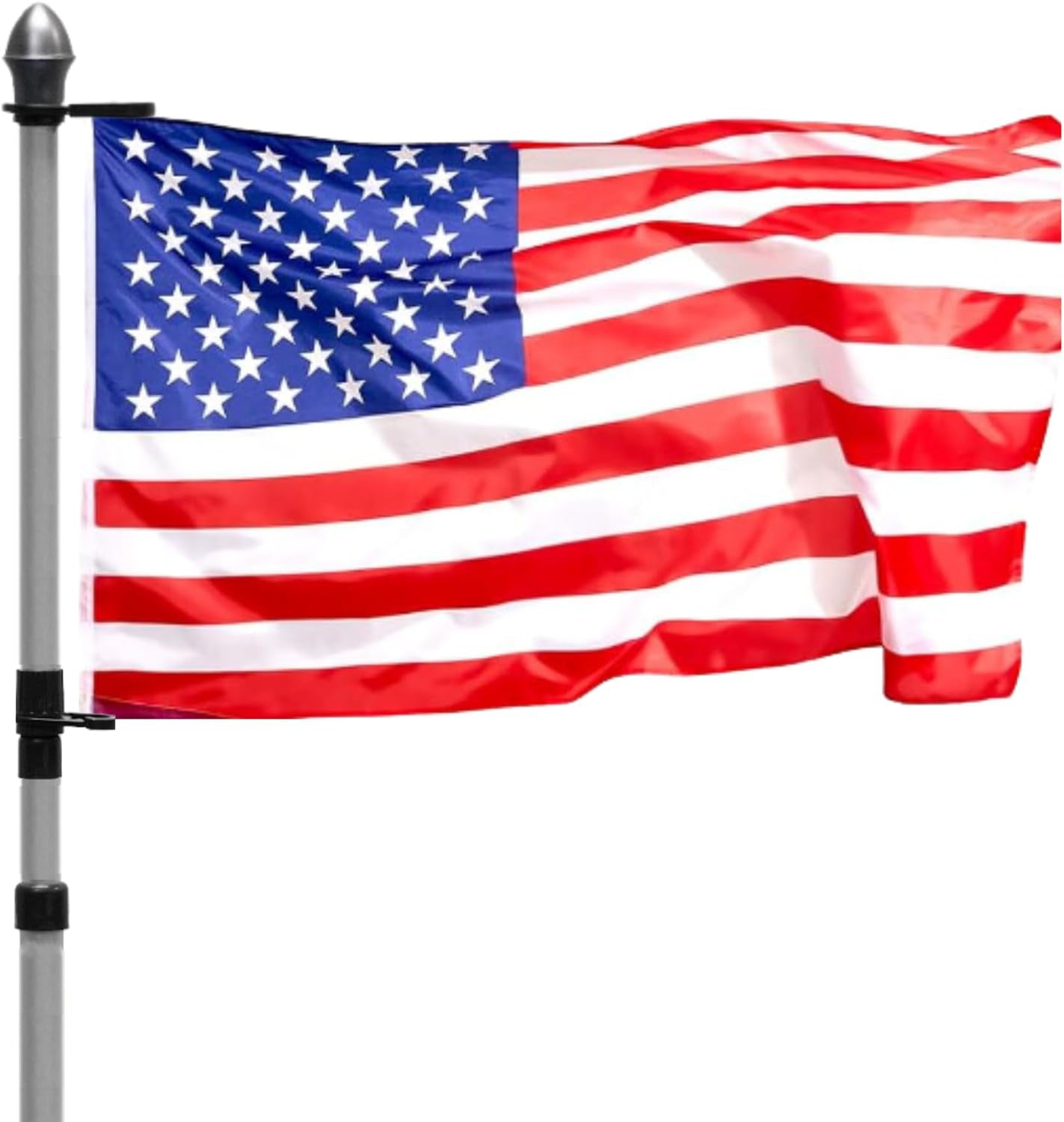 Telescoping Flagpole Kit with Multiple Mounting Options