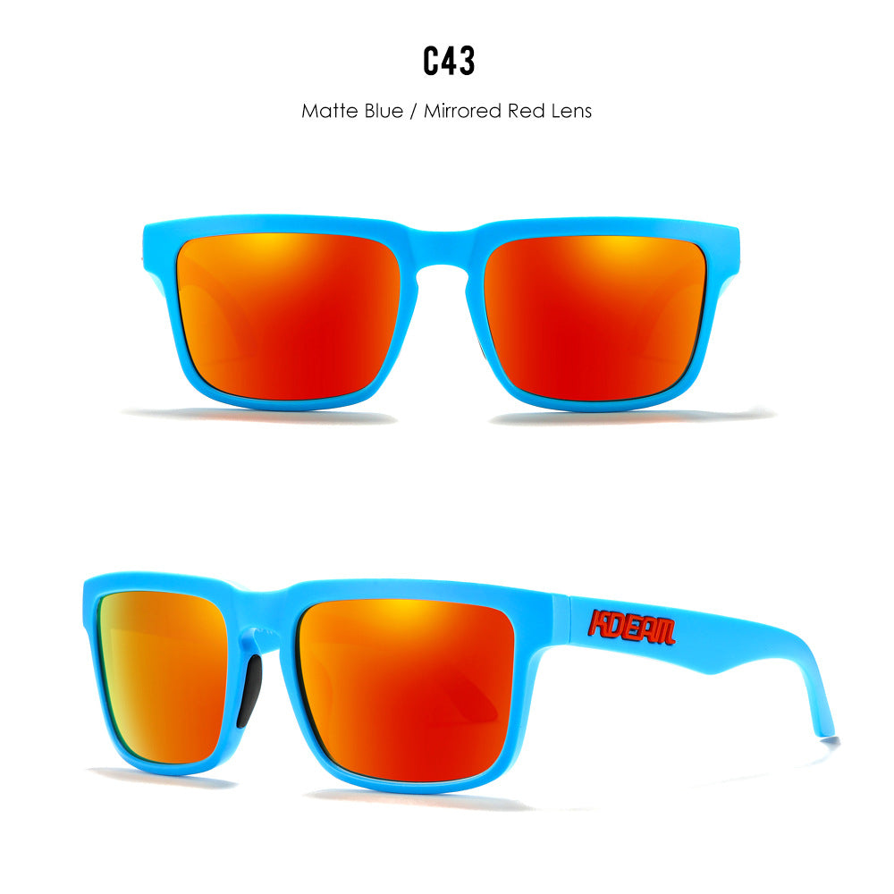 Classic polarized sunglasses for men and women ultra light driving glasses colorful real film sunglasses