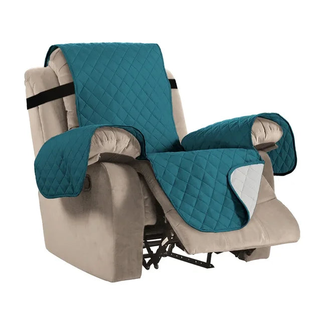 Waterproof Recliner Cover Snap Fixed Pet Dog Kids Sofa Mat Couch Slipcovers For Living Room Dustproof Furniture Protector Covers