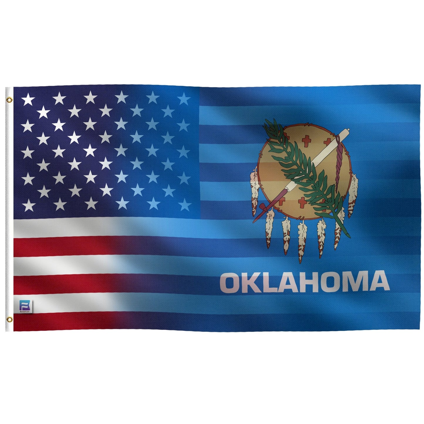 Oklahoma & American Flag Blend