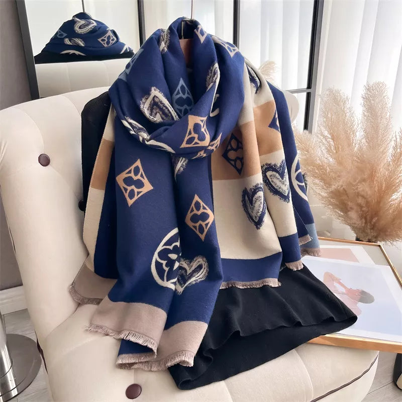 Raw Hem Scarf