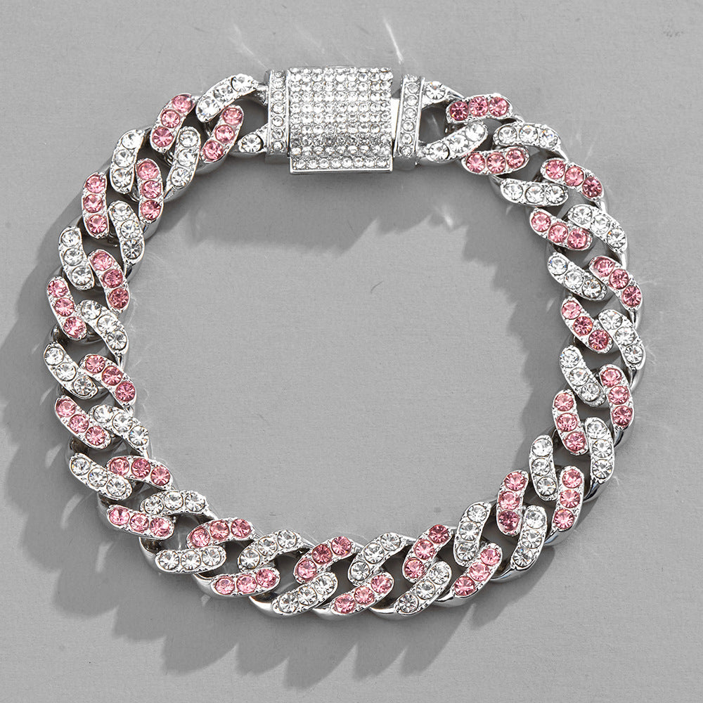 Hip Hop 11mm Miami Cuba Chain in Mixed Colors