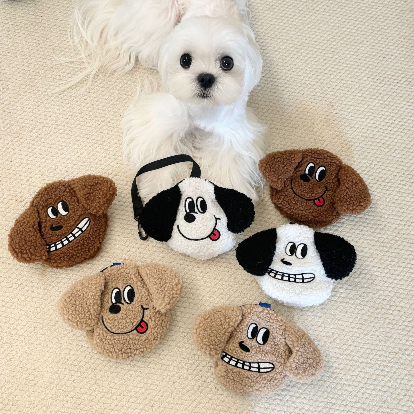 Dog Poop Bag Pet Waste Collector Pooper Scooper Storage Bag Dog Walking Snack Bag