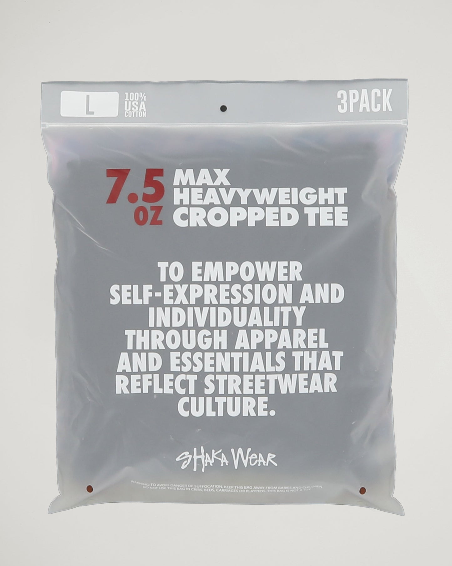 7.5oz Max Heavyweight Cropped Tee - 3-Pack