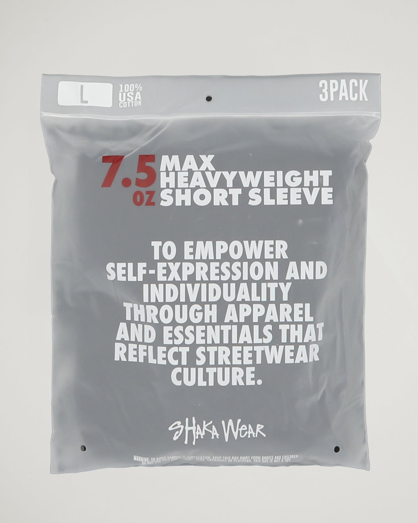 7.5oz Max Heavyweight Short Sleeve - 3-Pack
