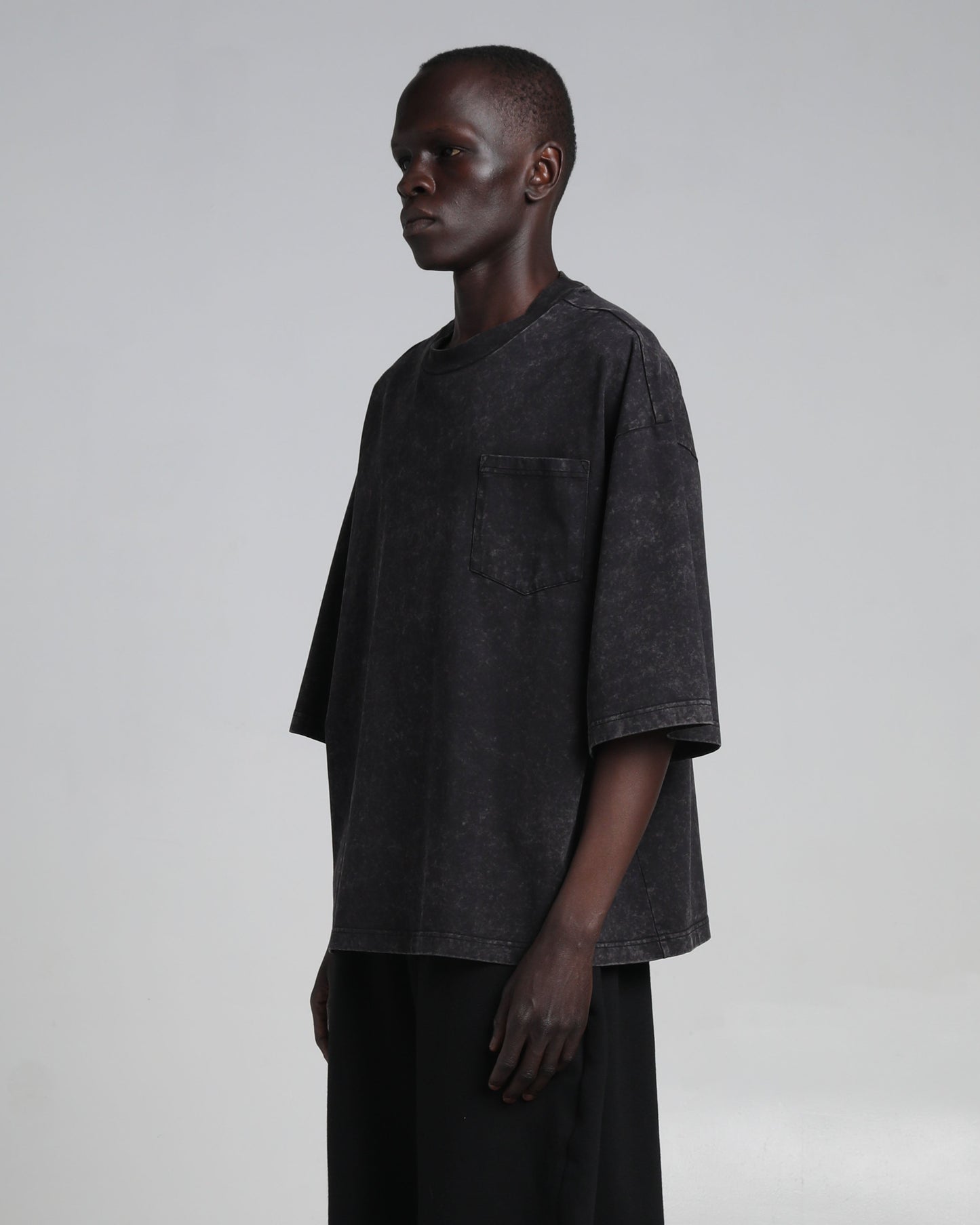 7.5oz Acid Wash Pocket Tee Short Sleeve