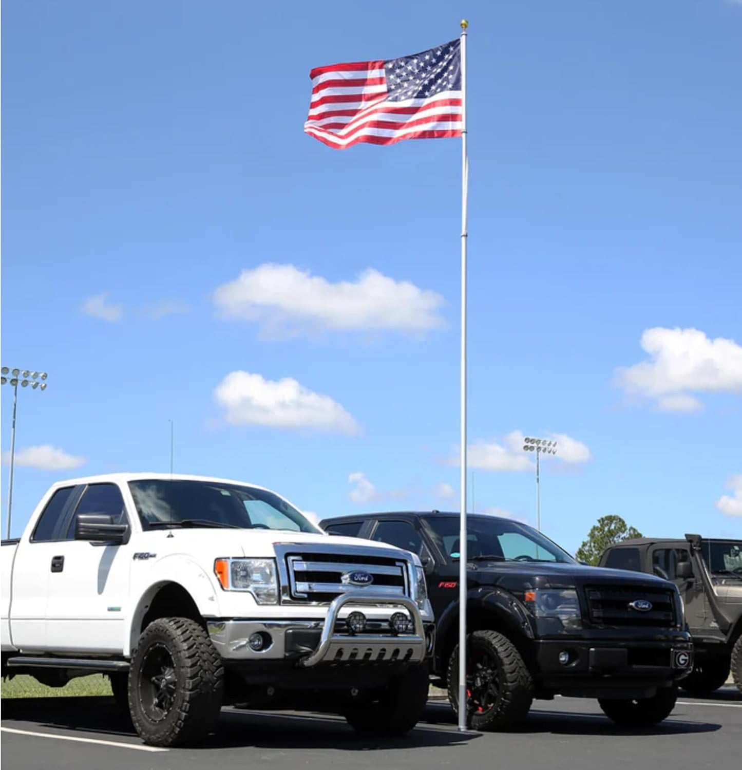 Telescoping Flagpole Kit with Multiple Mounting Options