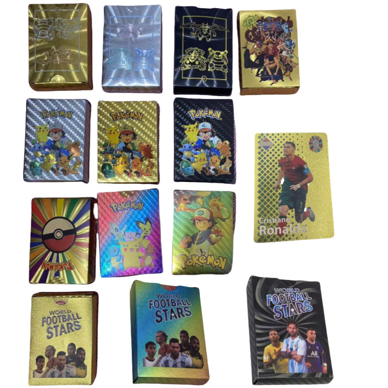 55 gold foil Pok é mon cards Pok é mon Pok é mon collection cards battle cards