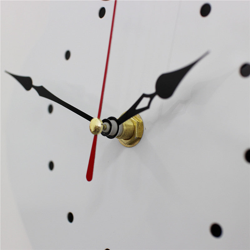 Cartoon art clock home decoration living room wagging tail cat children's room creative wall clock