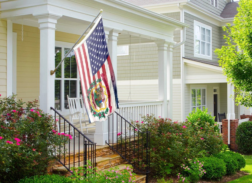 West Virginia & American Flag Blend