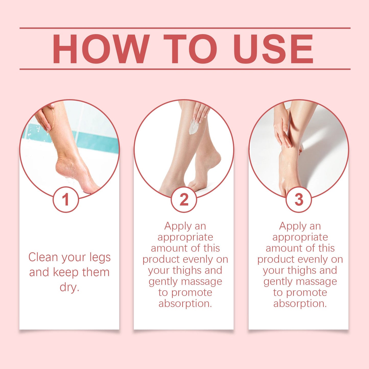 Herbal Leg Care Cream, Pamper And Massage Leg Skin To Relieve Leg Discomfort Daily Care Cream