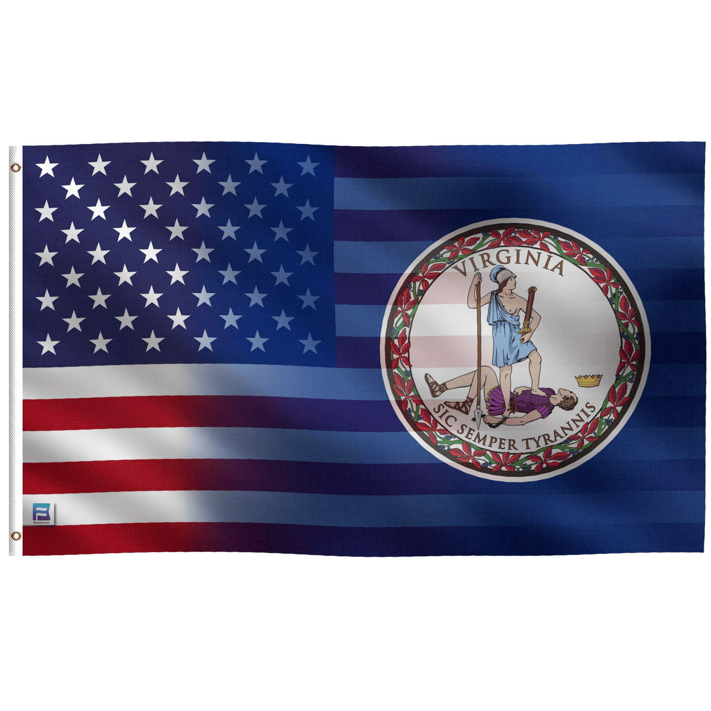Virginia & American Flag Blend