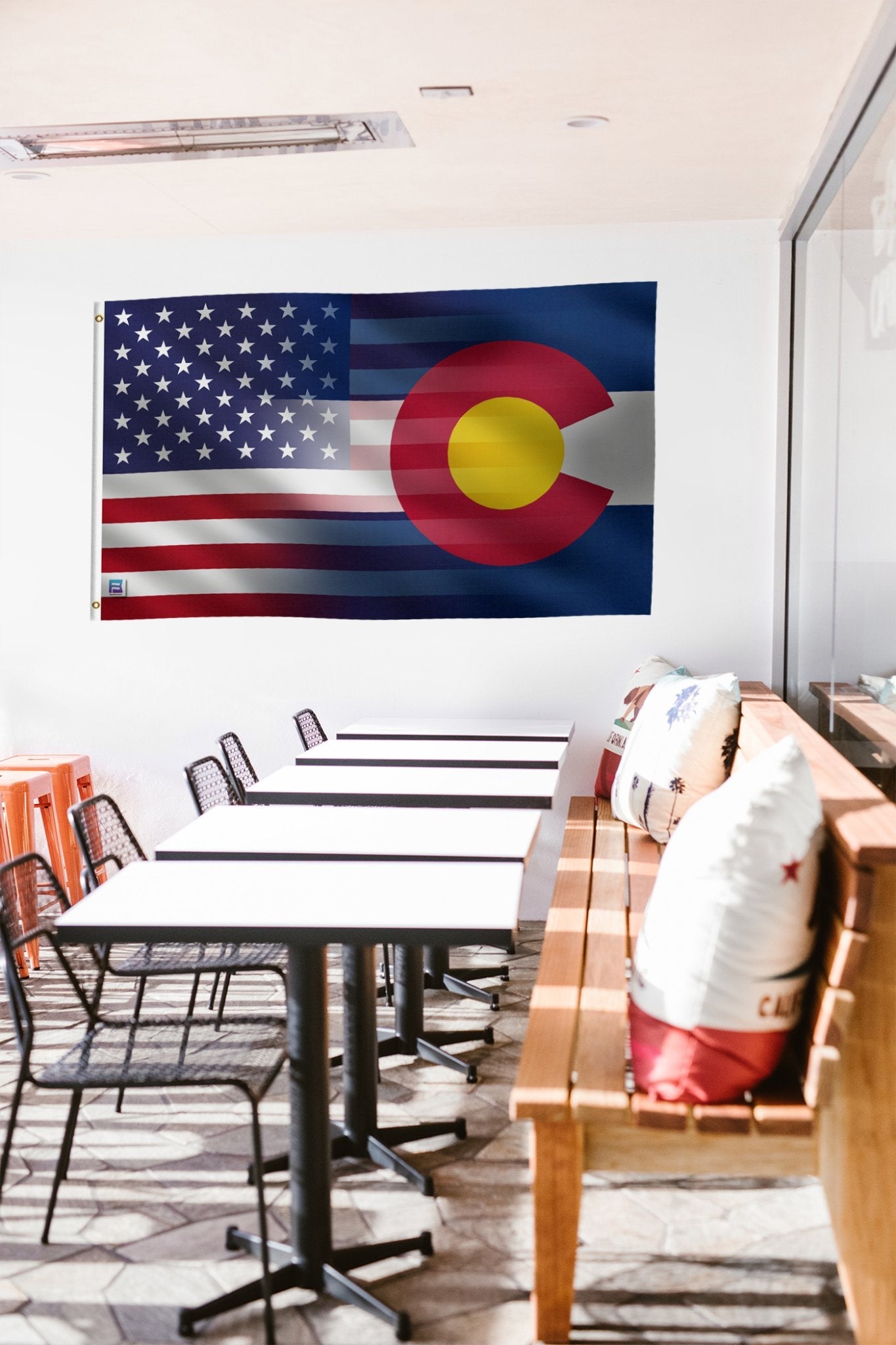 Colorado & American Flag Blend