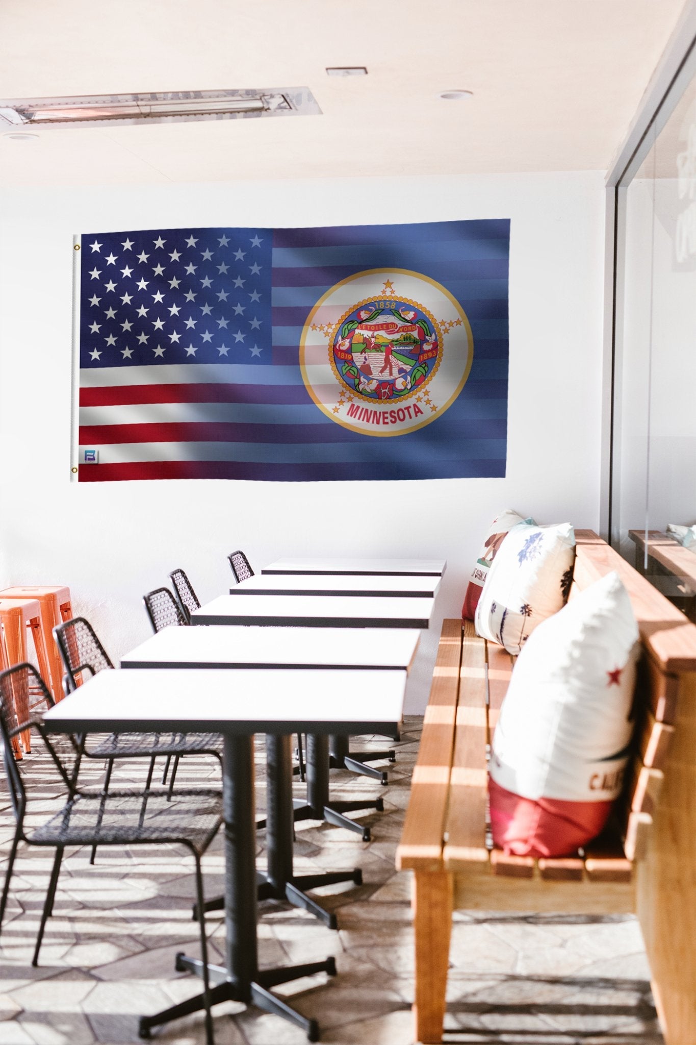 Minnesota & American Flag Blend