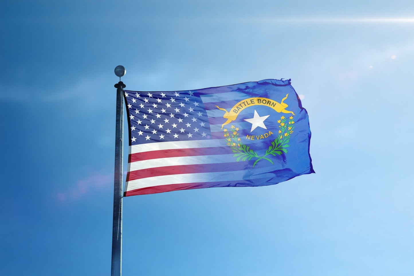 Nevada & American Flag Blend