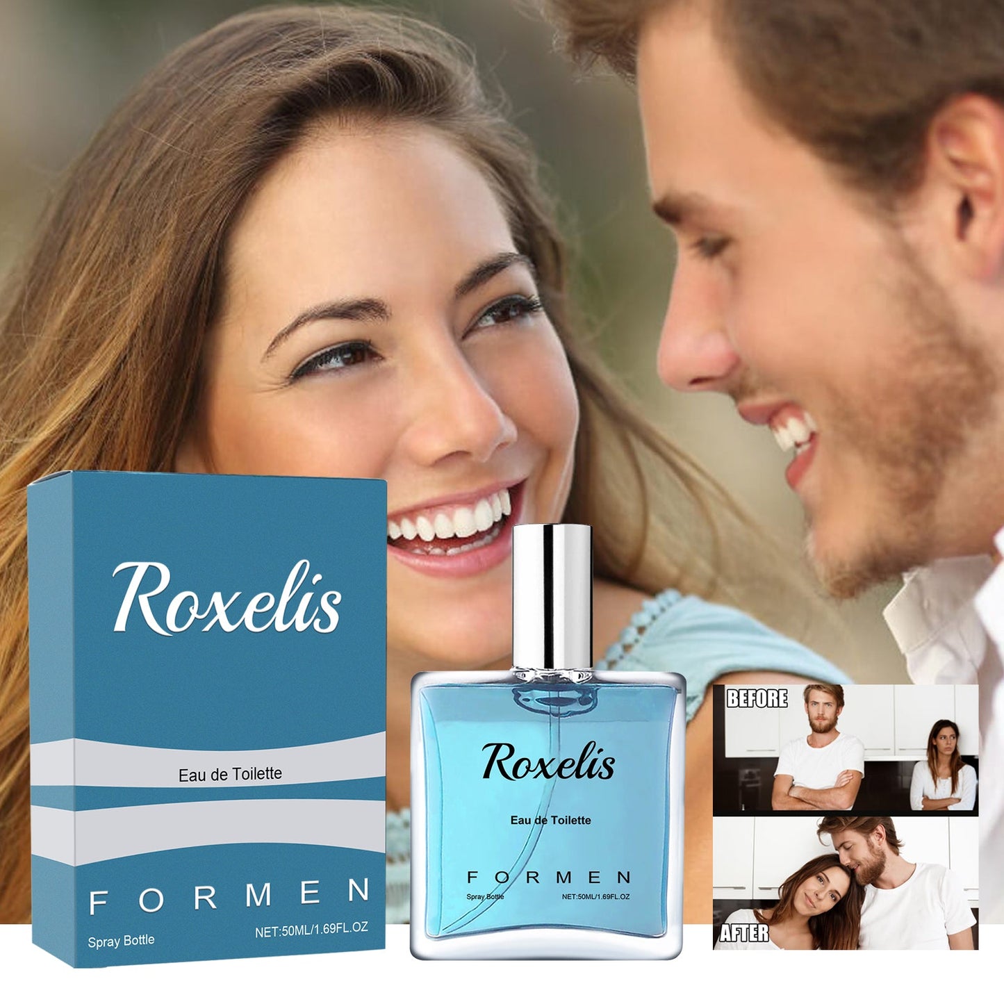 Men's Eau De Toilette Spray Lasting Fragrance Fresh Natural Elegant Release Charm Dating Atmosphere Niche Perfume