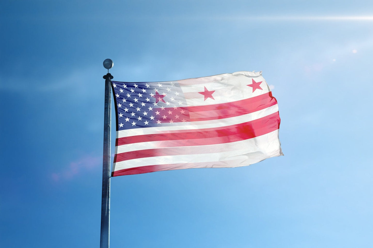 Washington DC & American Flag Blend