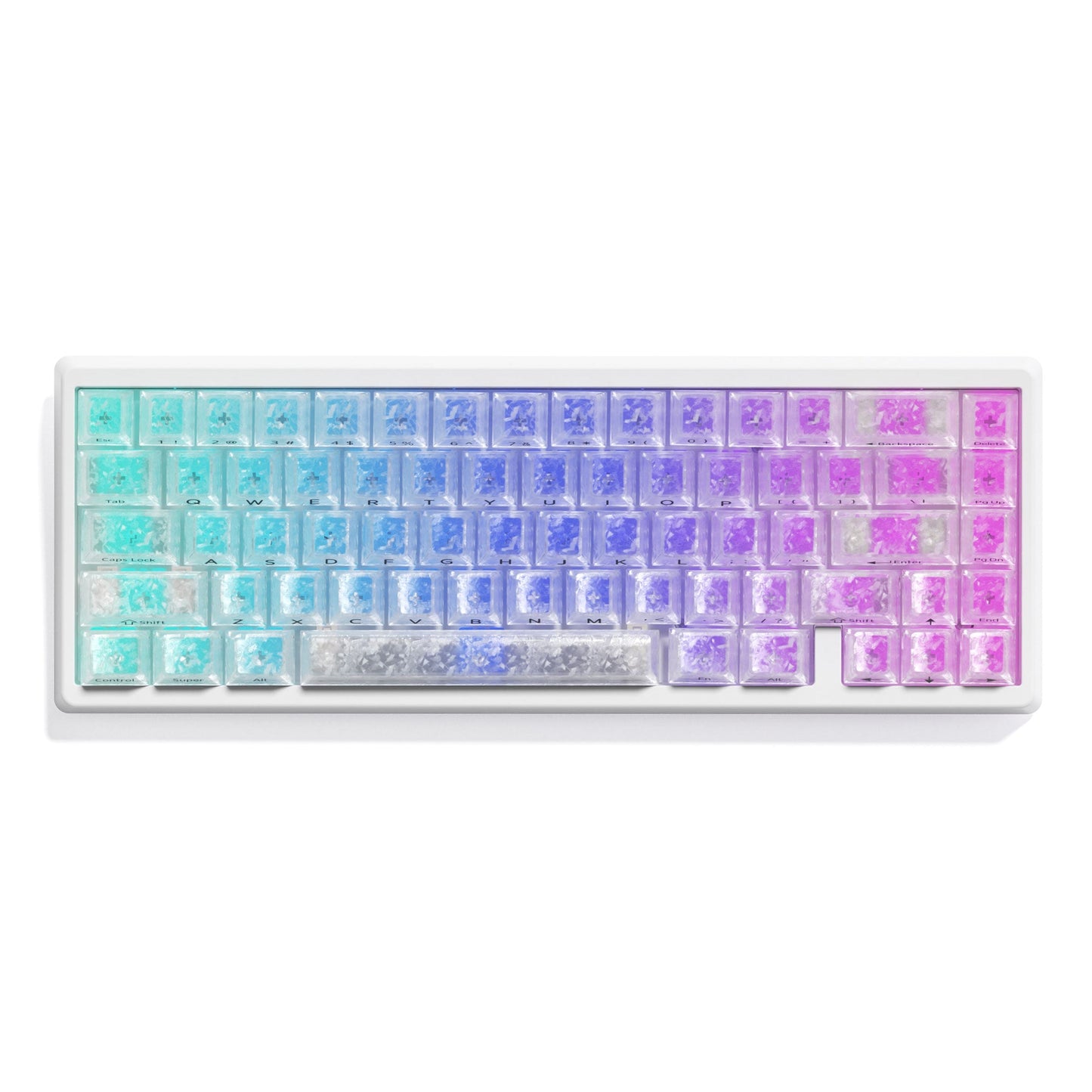XVX M67 JadeStone Forged Carbon VIA Tri-Mode Mechanical Keyboard