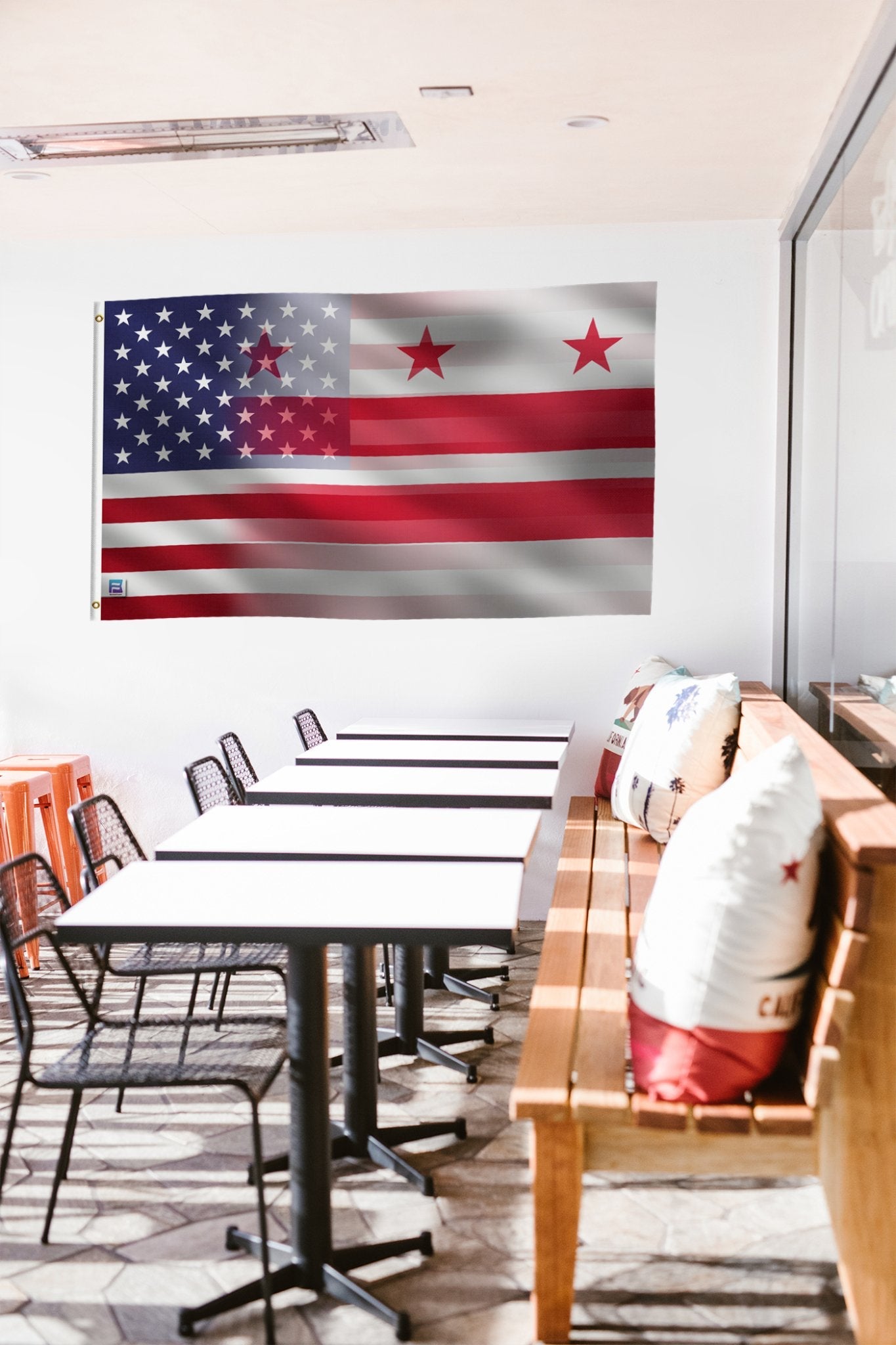 Washington DC & American Flag Blend