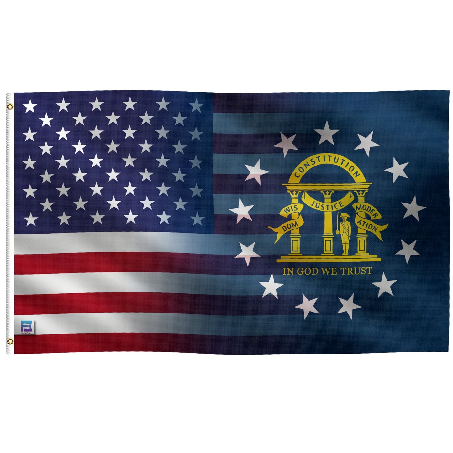 Georgia & American Flag Blend