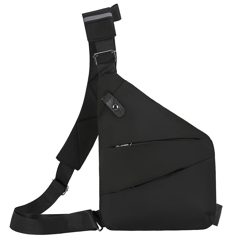 Multi functional sports waist bag single shoulder anti-theft bag lightweight and close fitting chest bag