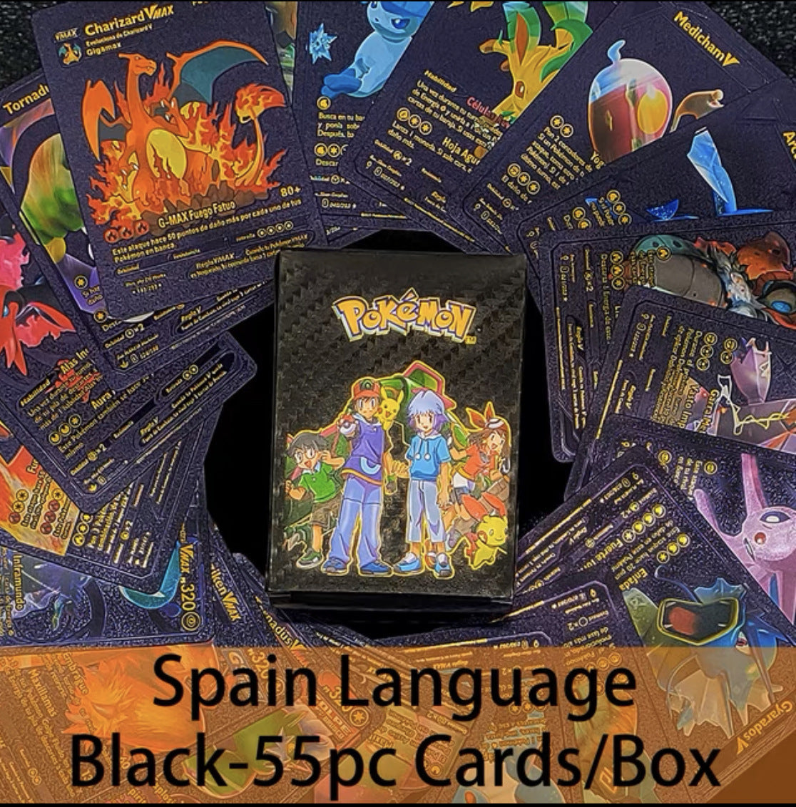 55 gold foil Pok é mon cards Pok é mon Pok é mon collection cards battle cards