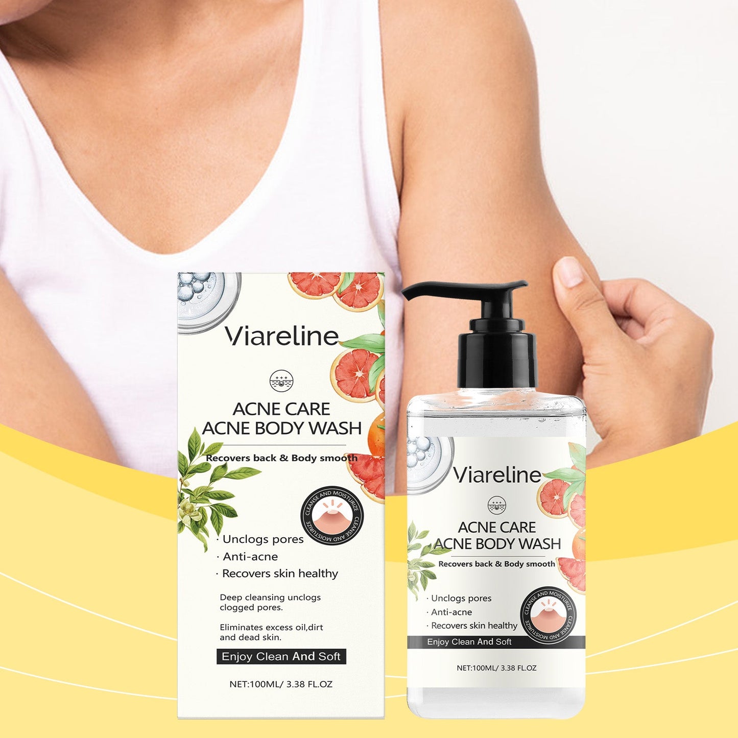 Soothing Repair Shower Gel Body Cleansing Care Hydrating Moisturizing Anti-Dryness Care For Skin