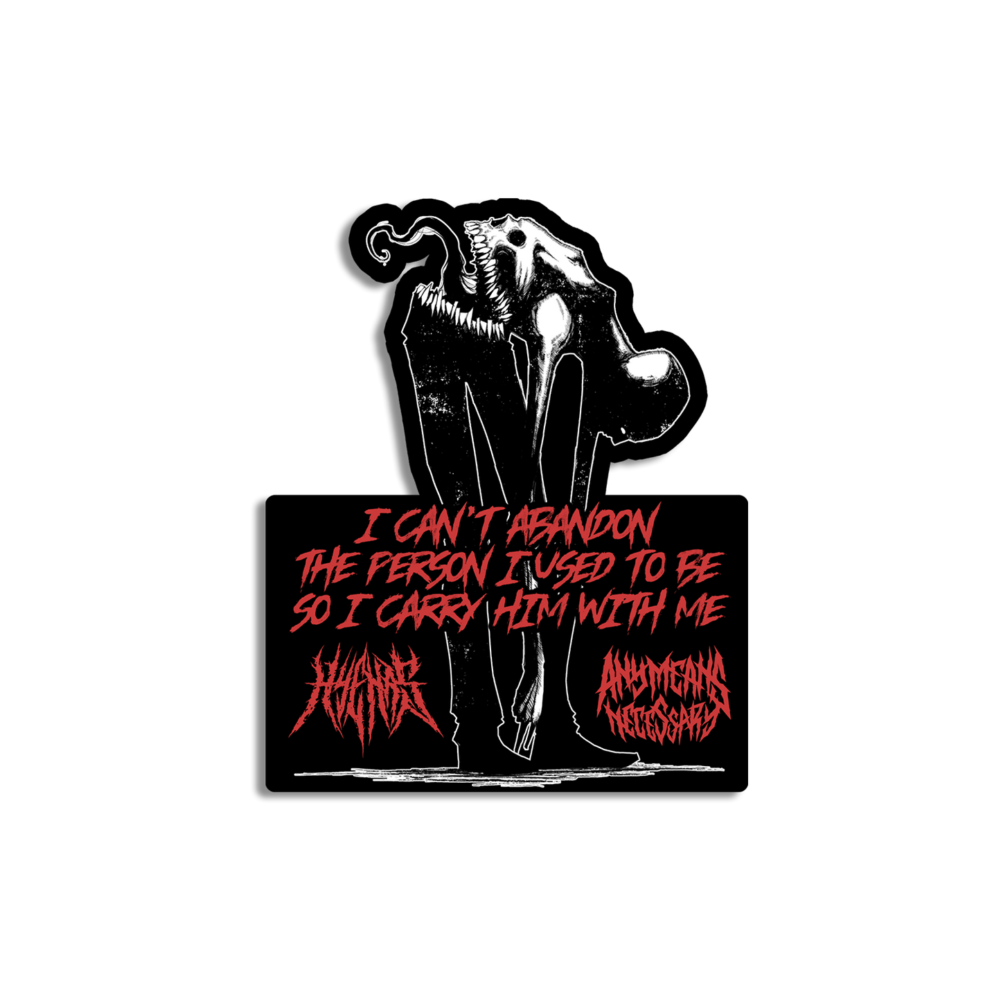 Abandon Sticker