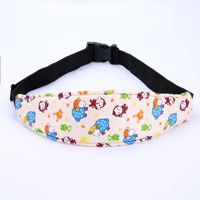 Adjustable Baby stroller Head Support Fastening Pram Belt Baby car seat Safety Sleep Positioner car seat Stroller Accessories