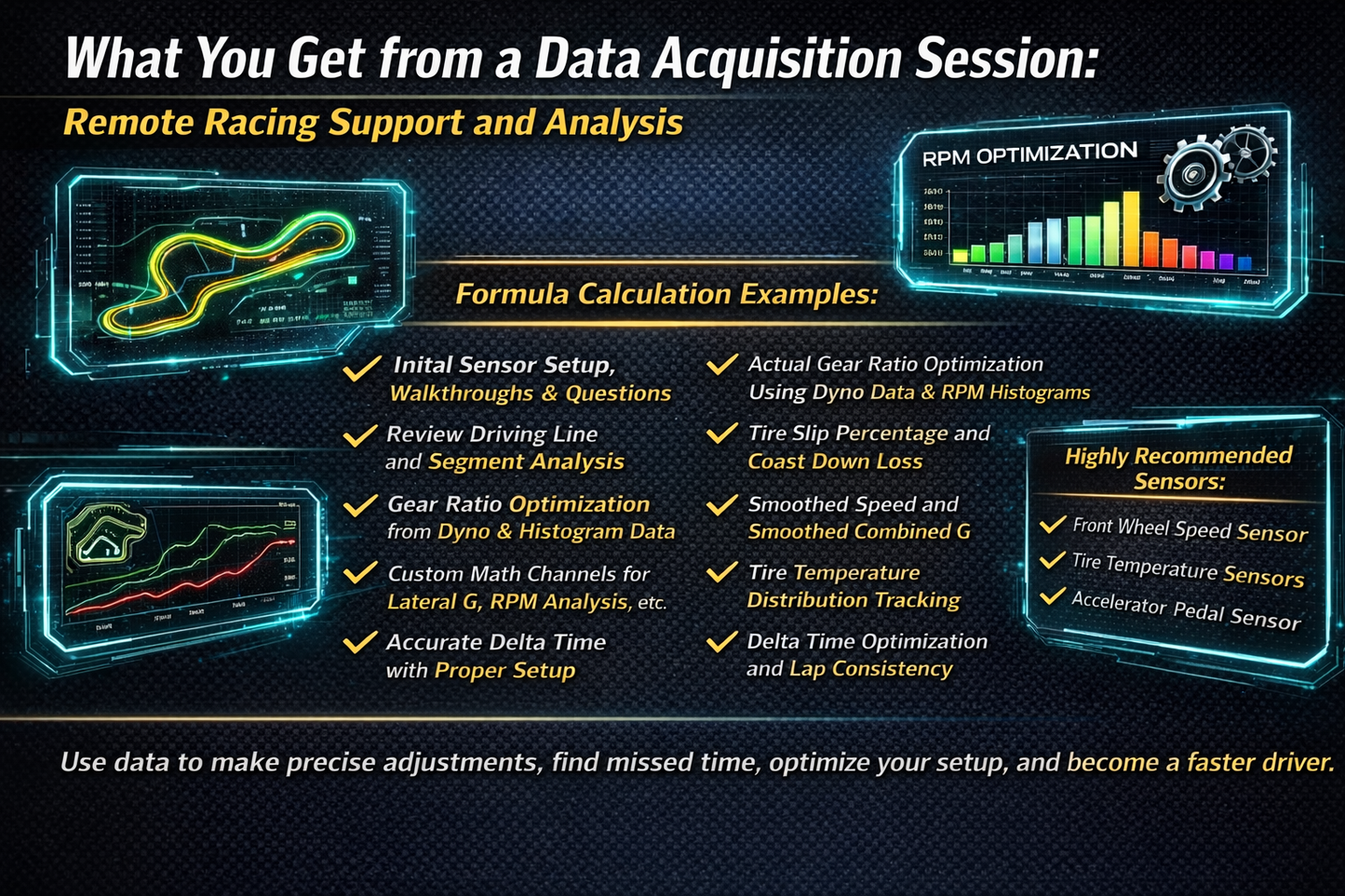 MyChron 6 Kart Data Logger | Live Delta, IMU, GPS | Single Temp Lead + Data Session