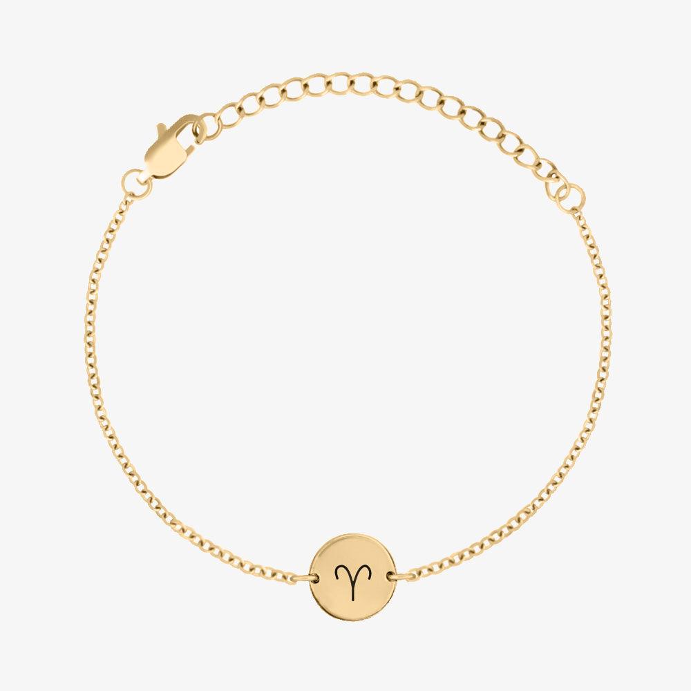 Elegant Zodiac Sign Coin Bracelet