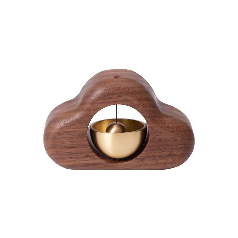 Wooden Bell Door Wind Chime Store Entrance Reminder Bell Door Decoration Door Collision Bell