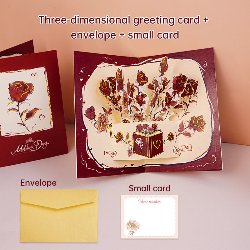 3D Paper-Cut Mother's Day Card: A Creative & Heartfelt Gift for Mom