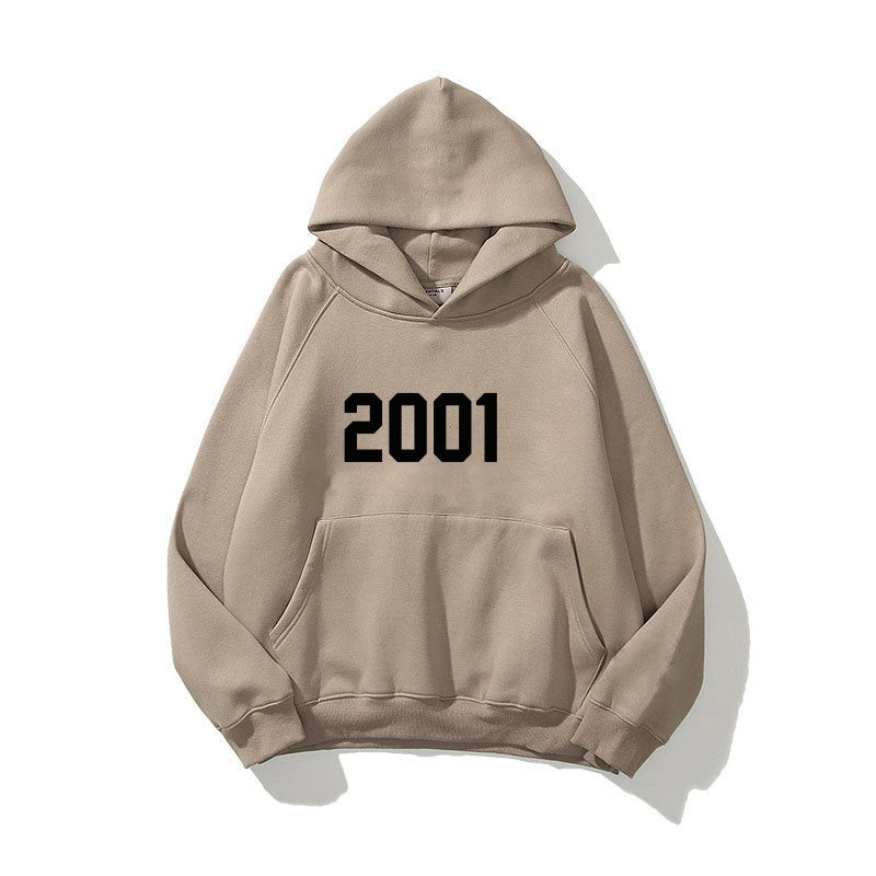 2001 Double Layer  Hoodie - Harajuku Style