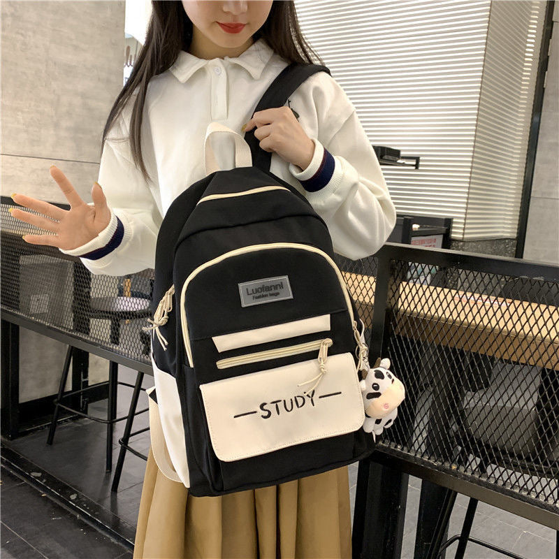 Japanese Style Large-Capacity Backpack for School Girls