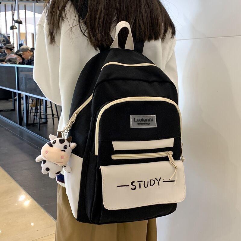 Japanese Style Large-Capacity Backpack for School Girls