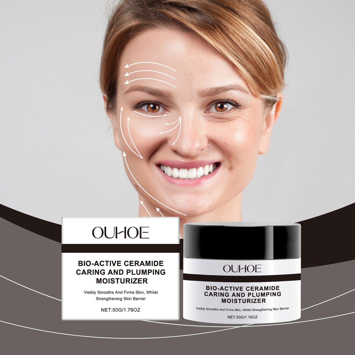 Facial Moisturizer, Gently Care The Face, Nourish The Skin, Moisturize And Moisturize The Face Firming Essence