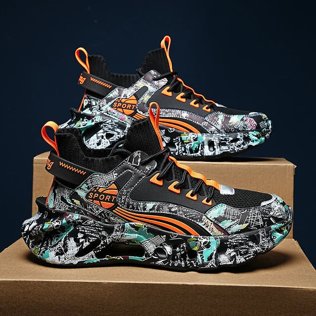 Harajuku Style Men's High-Quality Sneakers