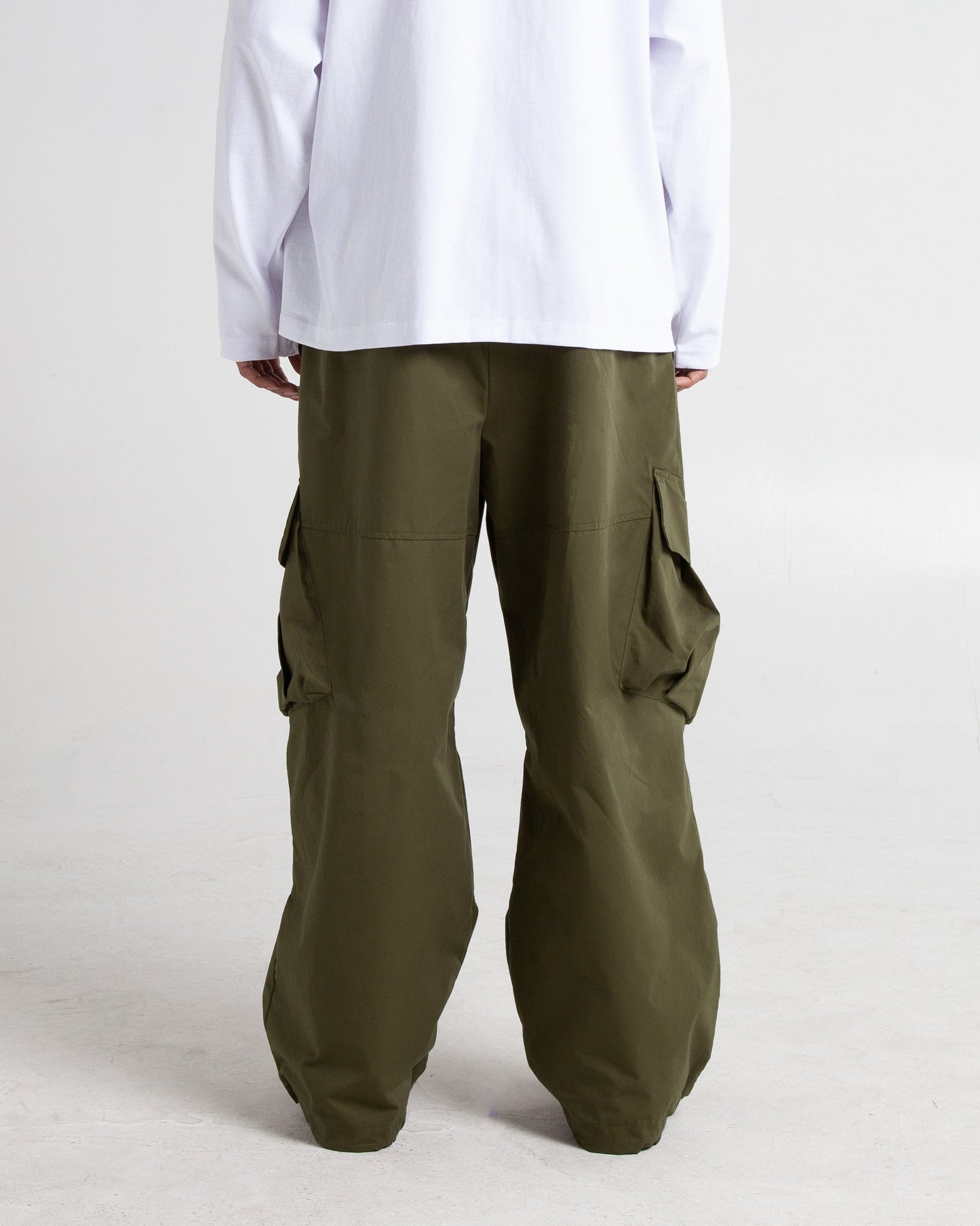 Baggy Twill Cargo Pants