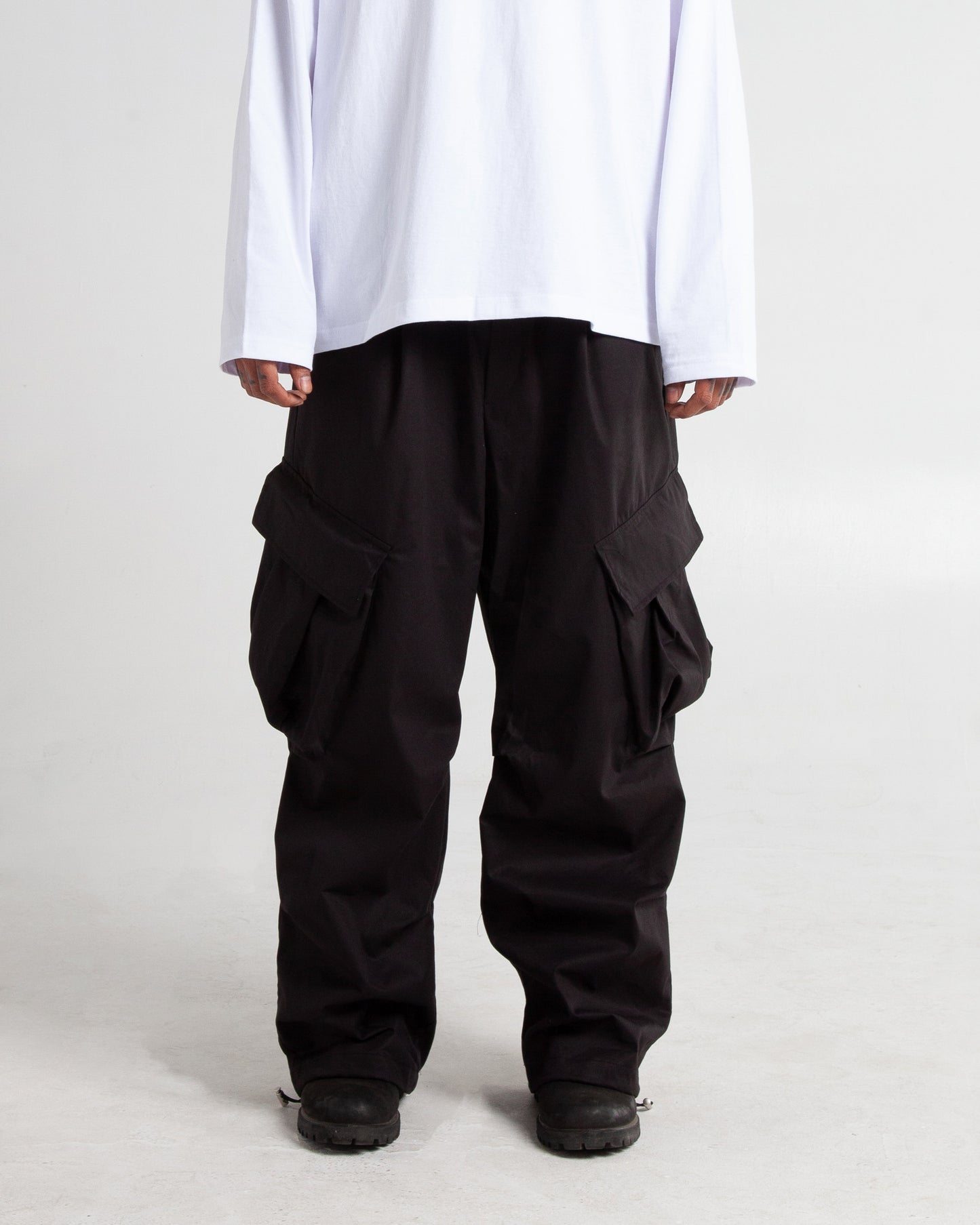 Baggy Twill Cargo Pants