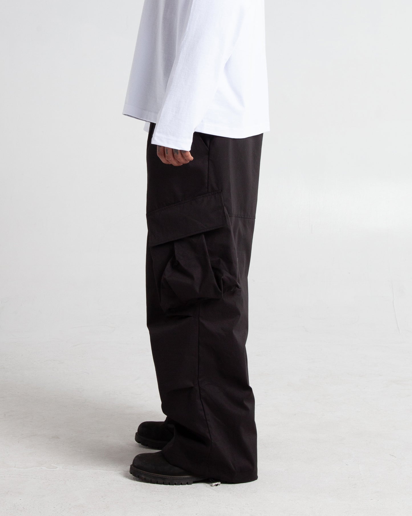 Baggy Twill Cargo Pants