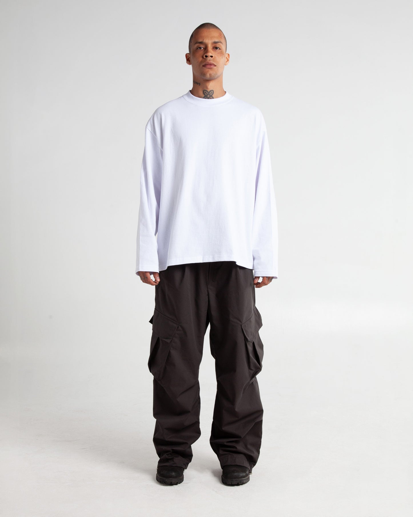 Baggy Twill Cargo Pants