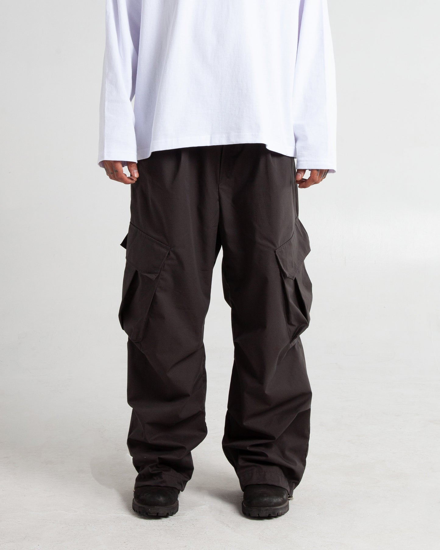 Baggy Twill Cargo Pants