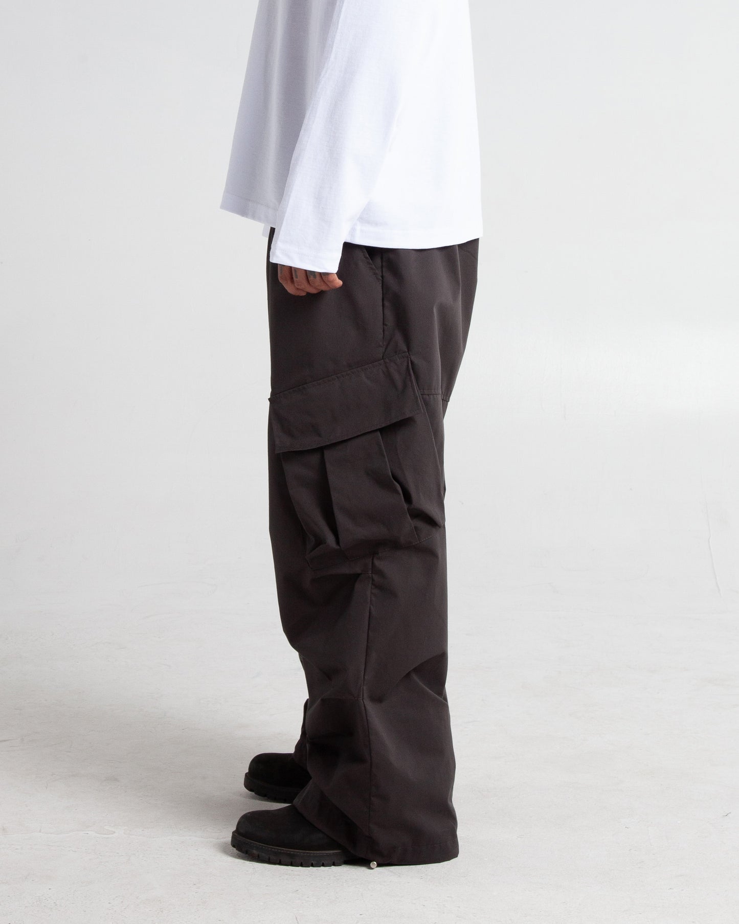 Baggy Twill Cargo Pants