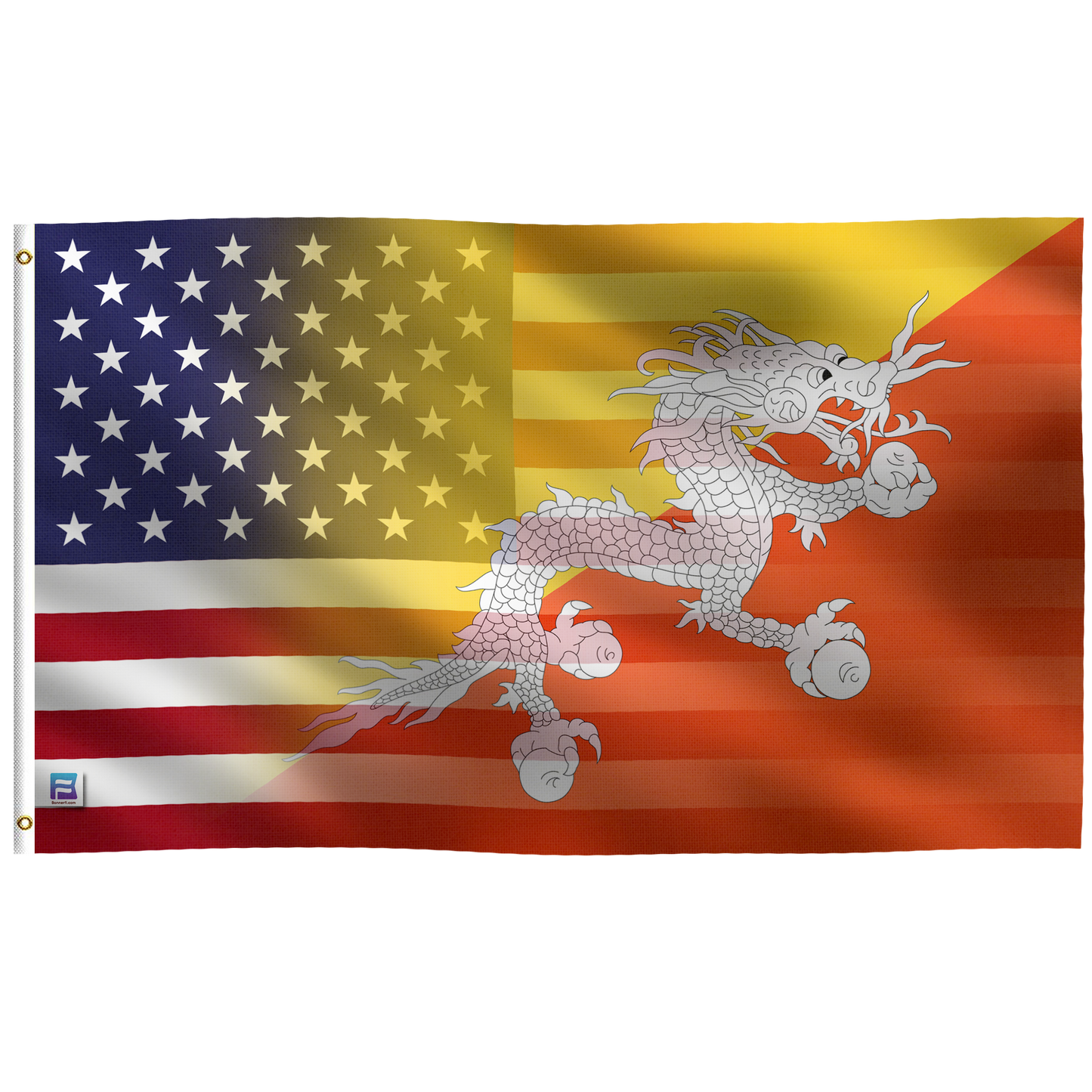 Bhutia American Hybrid Flag